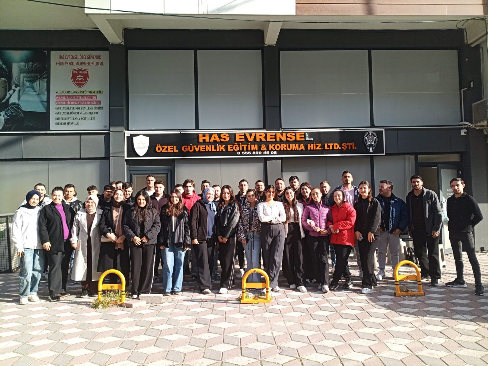 HAS EVRENSEL ÖZEL GÜVENLİK EĞİTİM KURUMU’nda; 120. Dönem Temel Eğitim Kursiyerlerine başarılar dileriz. (İrtibat İçin: 0 555 890 45 08)